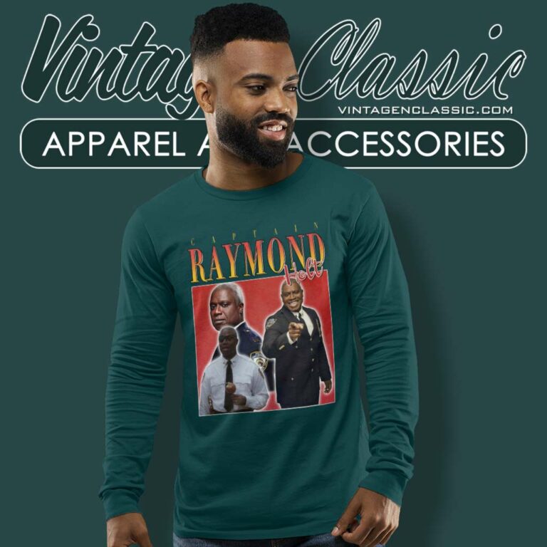 Captain Raymond Holt Brooklyn Nine Nine Tv Series Long Sleeve Tee Captain Raymond Holt Brooklyn Nine Nine Tv Series Long Sleeve Tee