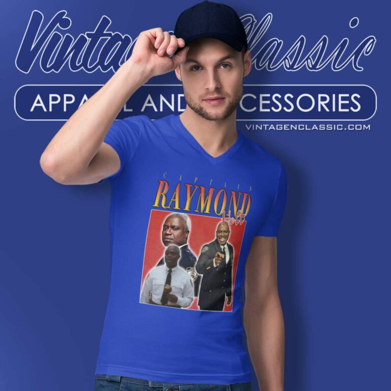 Captain Raymond Holt Brooklyn Nine Nine Tv Series V Neck TShirt Captain Raymond Holt Brooklyn Nine Nine Tv Series V Neck TShirt