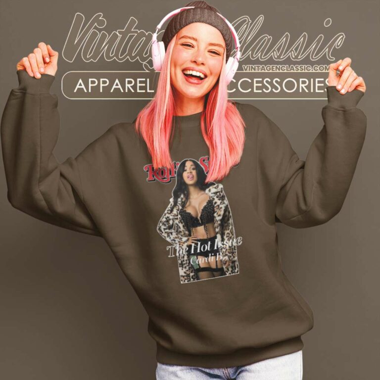 Cardi B In Rolling Stone Sweatshirt Cardi B In Rolling Stone Sweatshirt