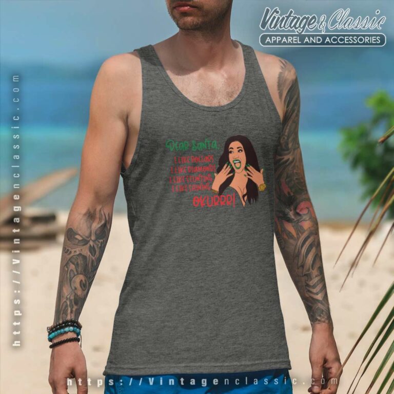 Cardi B Shirt I Like It Lyrics Tank Top Racerback Cardi B Shirt I Like It Lyrics Tank Top Racerback