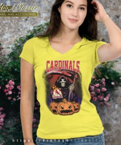 Cardinals Reaper The Death Halloween V Neck TShirt