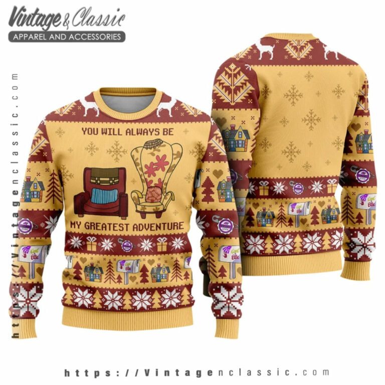 Carl And Ellie Movie Ugly Sweater Ugly Christmas Sweater Carl And Ellie Movie Ugly Sweater Ugly Christmas Sweater