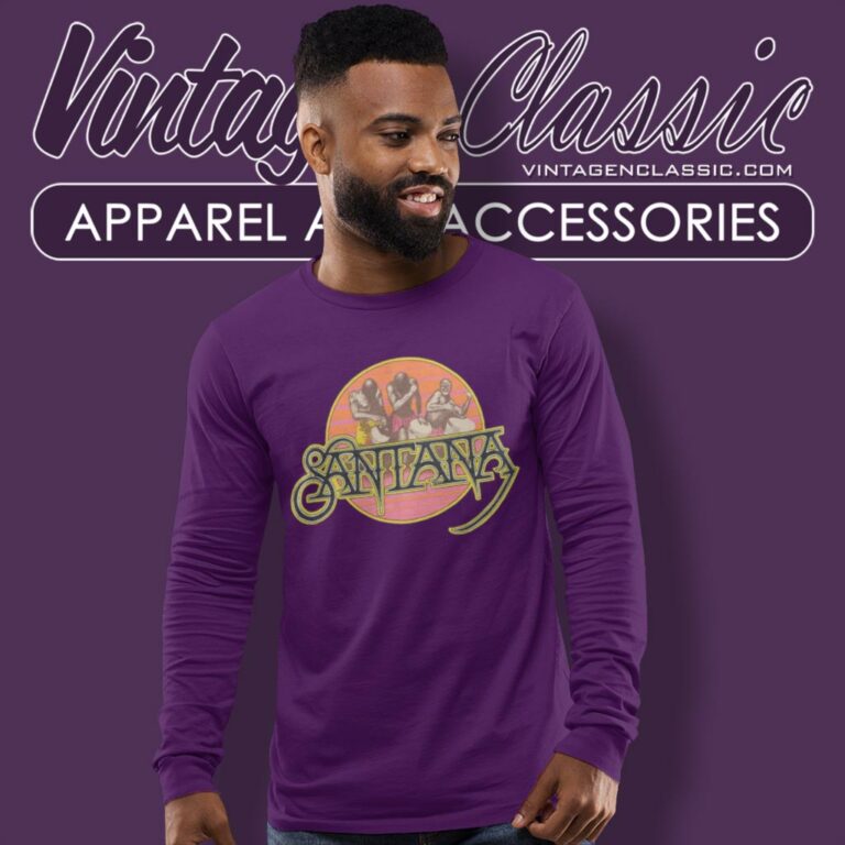 Carlos Santana 1978 Tour Long Sleeve Tee Carlos Santana 1978 Tour Long Sleeve Tee