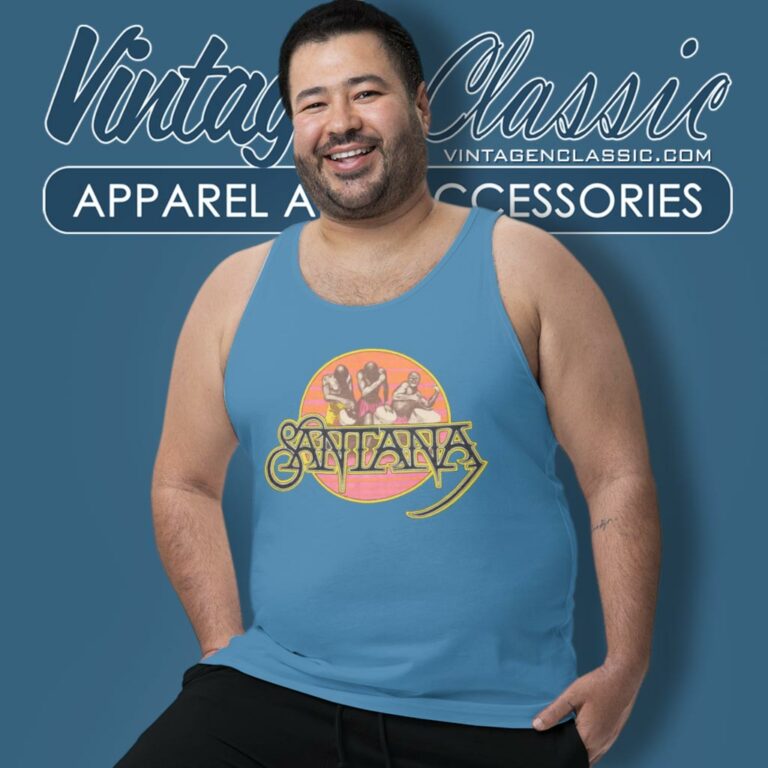 Carlos Santana 1978 Tour Tank Top Racerback Carlos Santana 1978 Tour Tank Top Racerback