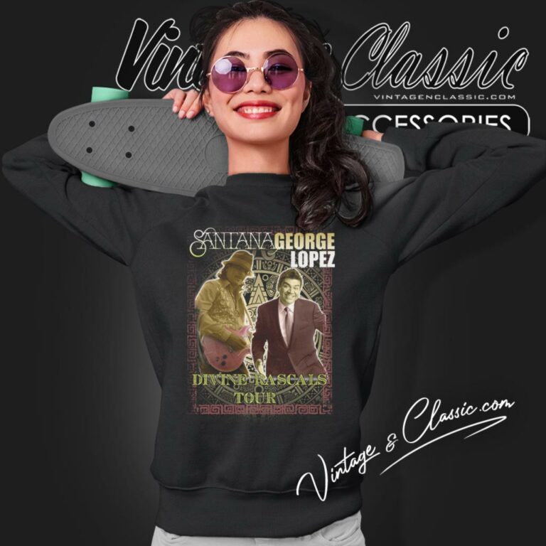 Carlos Santana And George Lopez Sweatshirt Carlos Santana And George Lopez Sweatshirt