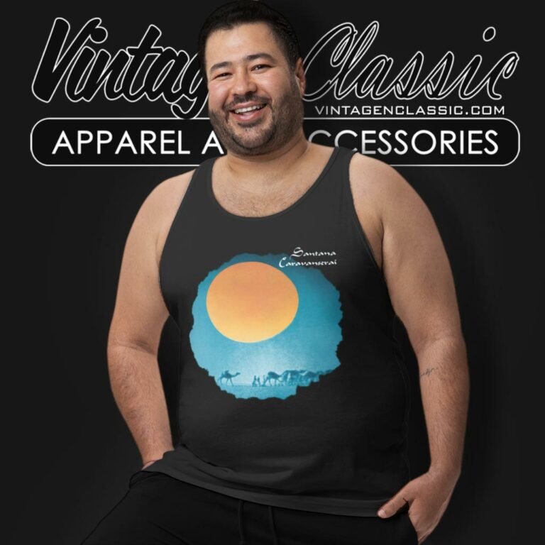 Carlos Santana Caravanserai Tank Top Racerback Carlos Santana Caravanserai Tank Top Racerback