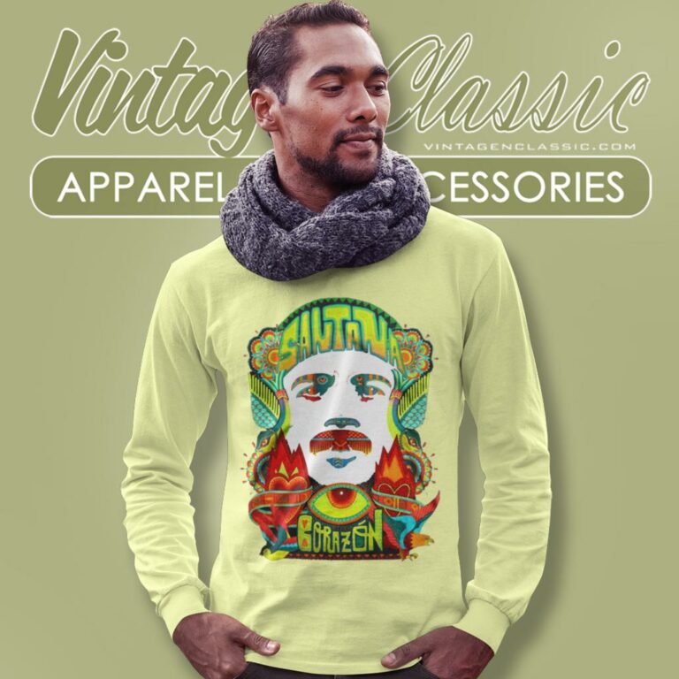 Carlos Santana Corazon Long Sleeve Tee Carlos Santana Corazon Long Sleeve Tee