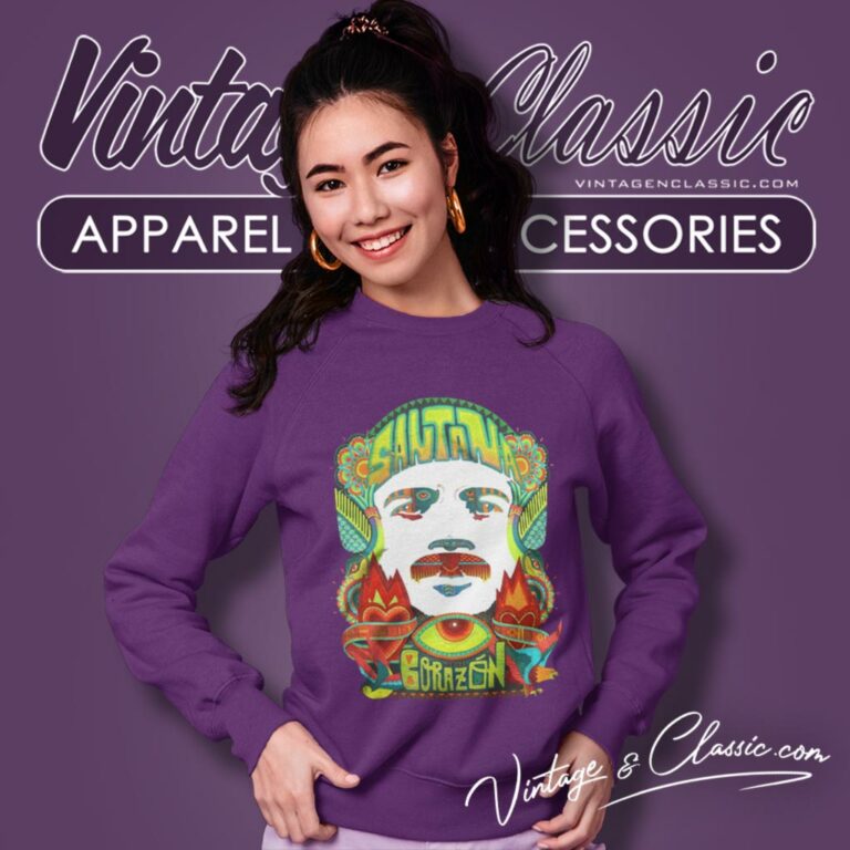 Carlos Santana Corazon Sweatshirt Carlos Santana Corazon Sweatshirt