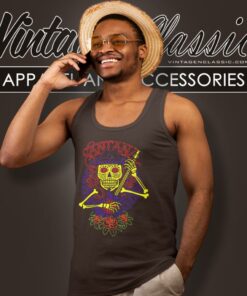Carlos Santana Day Of The Dead Tank Top Racerback