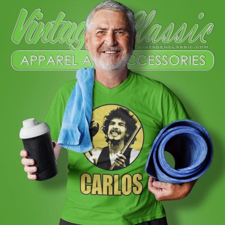 Carlos Santana Guitar Legend V Neck TShirt Carlos Santana Guitar Legend V Neck TShirt