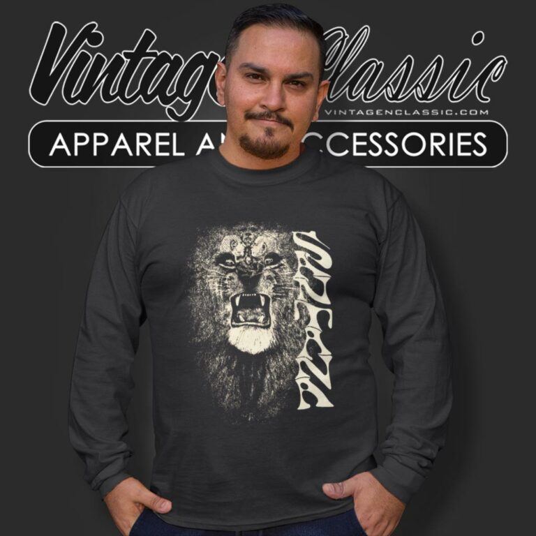 Carlos Santana Lion Long Sleeve Tee Carlos Santana Lion Long Sleeve Tee