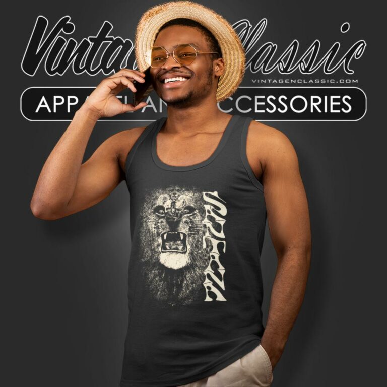 Carlos Santana Lion Tank Top Racerback Carlos Santana Lion Tank Top Racerback