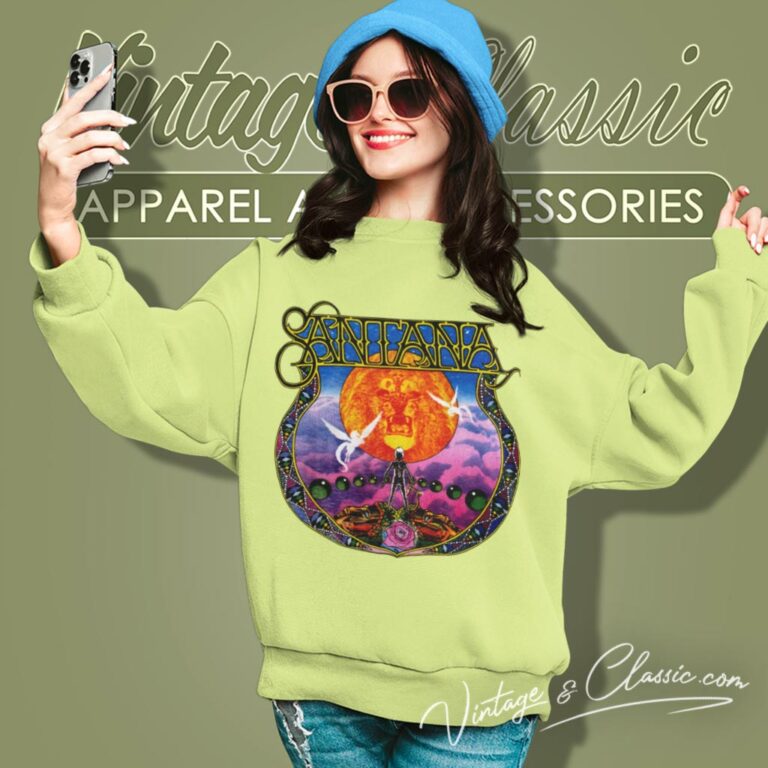 Carlos Santana Psychedelic Sweatshirt Carlos Santana Psychedelic Sweatshirt