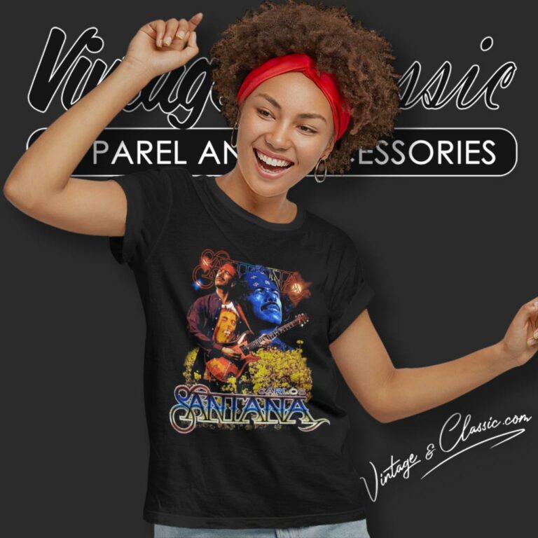 Carlos Santana Rare 90s Women T Shirt Carlos Santana Rare 90s Women T Shirt