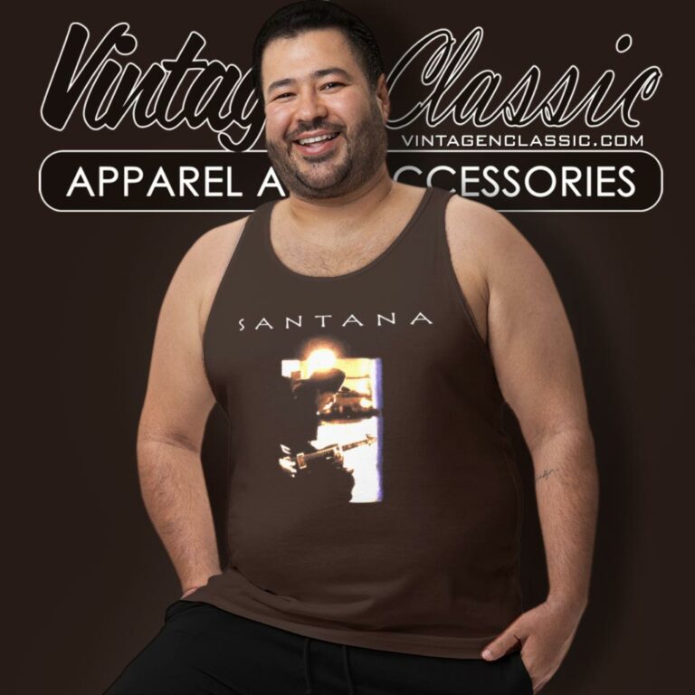 Carlos Santana Shaman Tour Tank Top Racerback Carlos Santana Shaman Tour Tank Top Racerback