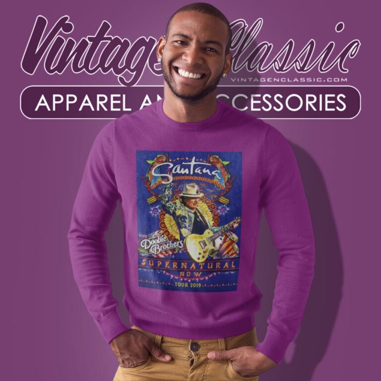 Carlos Santana Supernatural Now Tour Sweatshirt Carlos Santana Supernatural Now Tour Sweatshirt