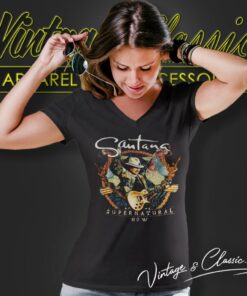 Carlos Santana Supernatural Now V Neck TShirt