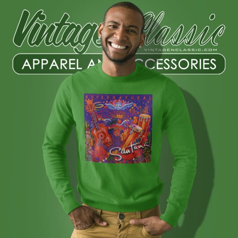 Carlos Santana Supernatural Sweatshirt Carlos Santana Supernatural Sweatshirt