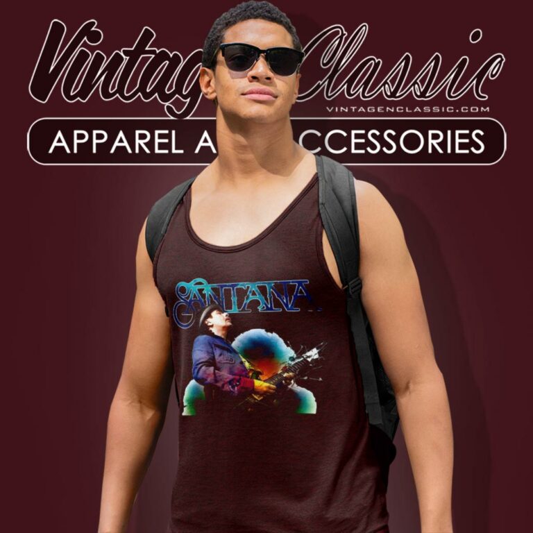 Carlos Santana World Tour Tank Top Racerback Carlos Santana World Tour Tank Top Racerback