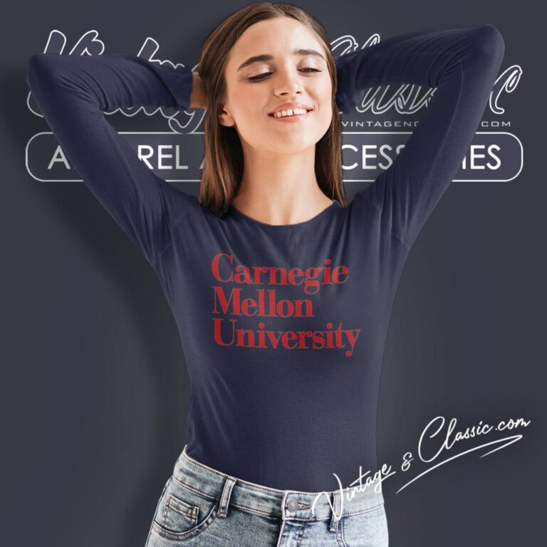Carnegie Mellon University Cmu Long Sleeve Tee Carnegie Mellon University Cmu Long Sleeve Tee