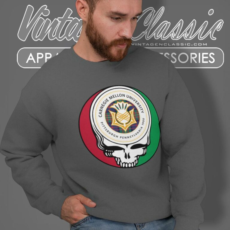 Carnegie Mellon University Grateful Dead Steal Your Face Sweatshirt Carnegie Mellon University Grateful Dead Steal Your Face Sweatshirt