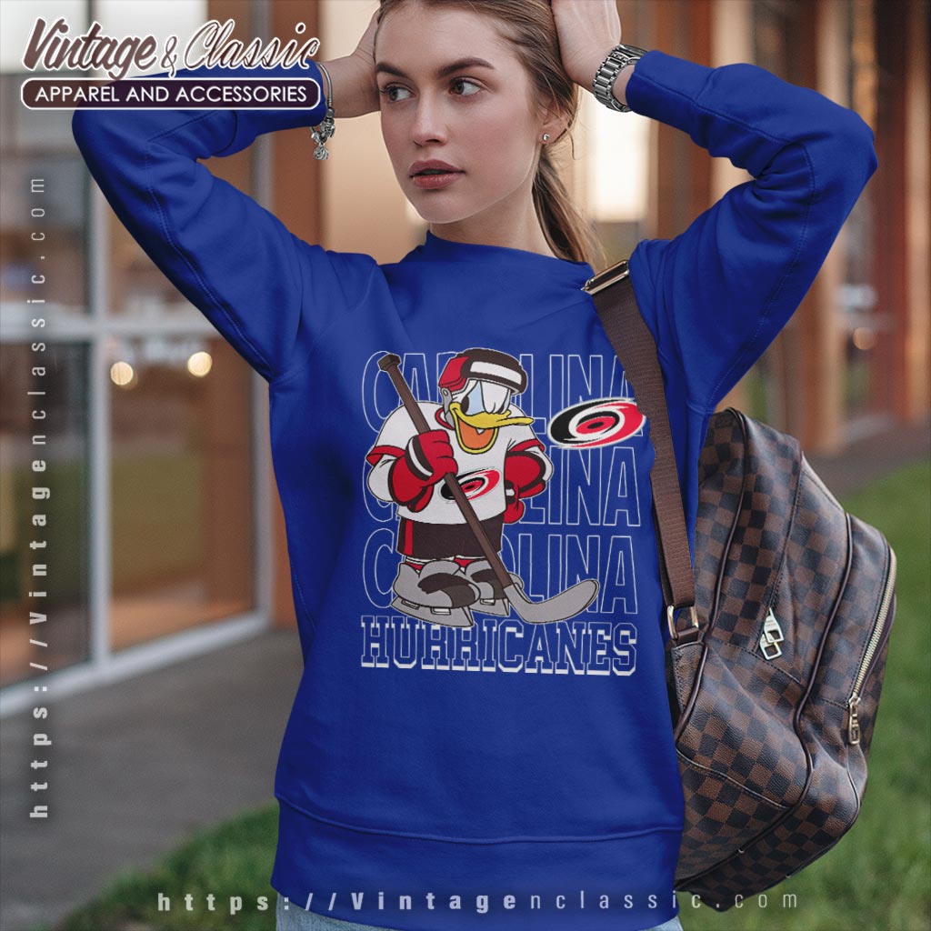 Carolina Hurricanes Donald Duck Hockey Shirt Carolina Hurricanes Donald Duck Hockey Shirt