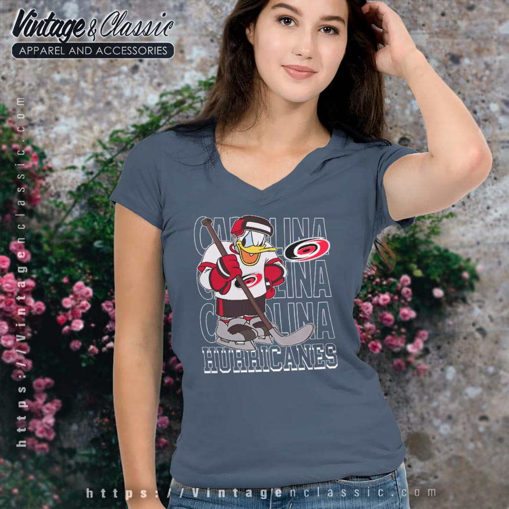 Carolina Hurricanes Donald Duck Hockey Shirt Carolina Hurricanes Donald Duck Hockey Shirt