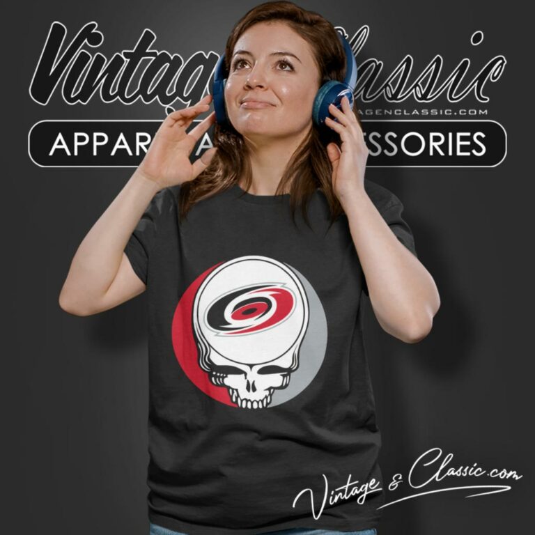 Carolina Hurricanes Grateful Dead Steal Your Face Women T Shirt Carolina Hurricanes Grateful Dead Steal Your Face Women T Shirt