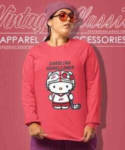 Carolina Hurricanes Hello Kitty Shirt Long Sleeve Tee
