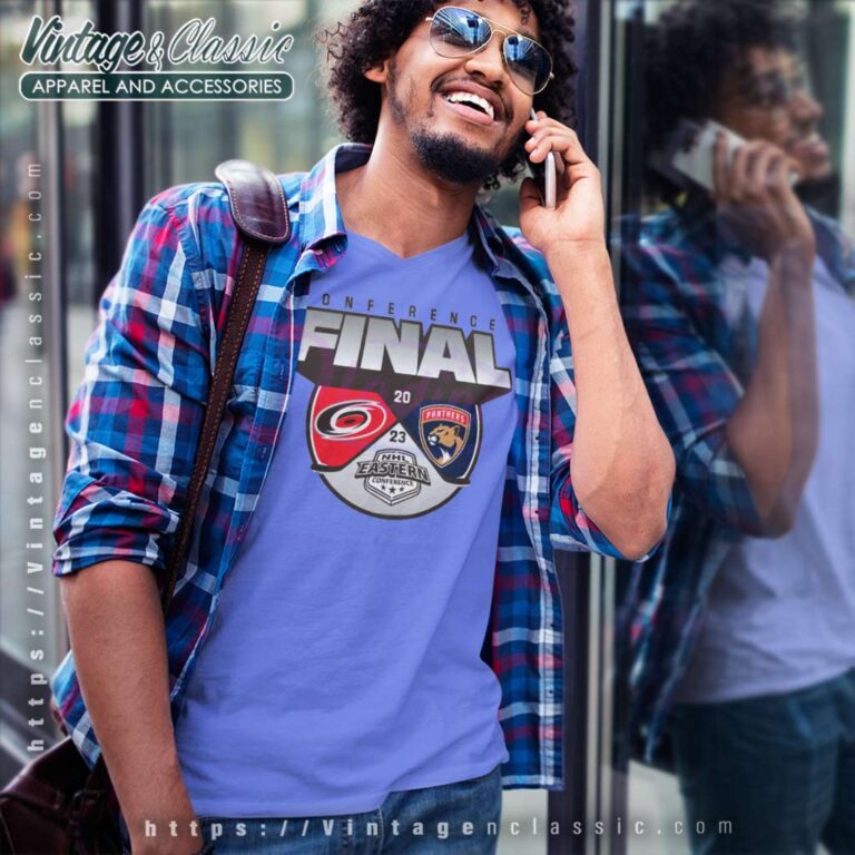 Carolina Hurricanes Vs Florida Panthers 2023 Nhl V Neck TShirt Carolina Hurricanes Vs Florida Panthers 2023 Nhl V Neck TShirt