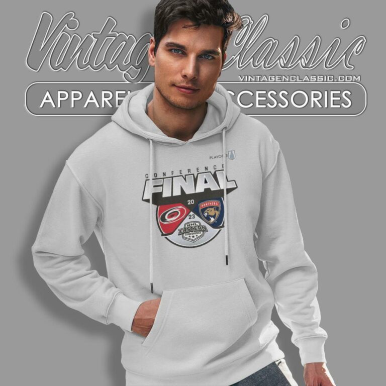 Carolina Hurricanes Vs Florida Panthers 2023 Stanley Cup Playoffs Eastern Conference Final Matchup Hoodie Carolina Hurricanes Vs Florida Panthers 2023 Stanley Cup Playoffs Eastern Conference Final Matchup Hoodie