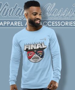 Carolina Hurricanes Vs Florida Panthers 2023 Stanley Cup Playoffs Eastern Conference Final Matchup Long Sleeve Tee