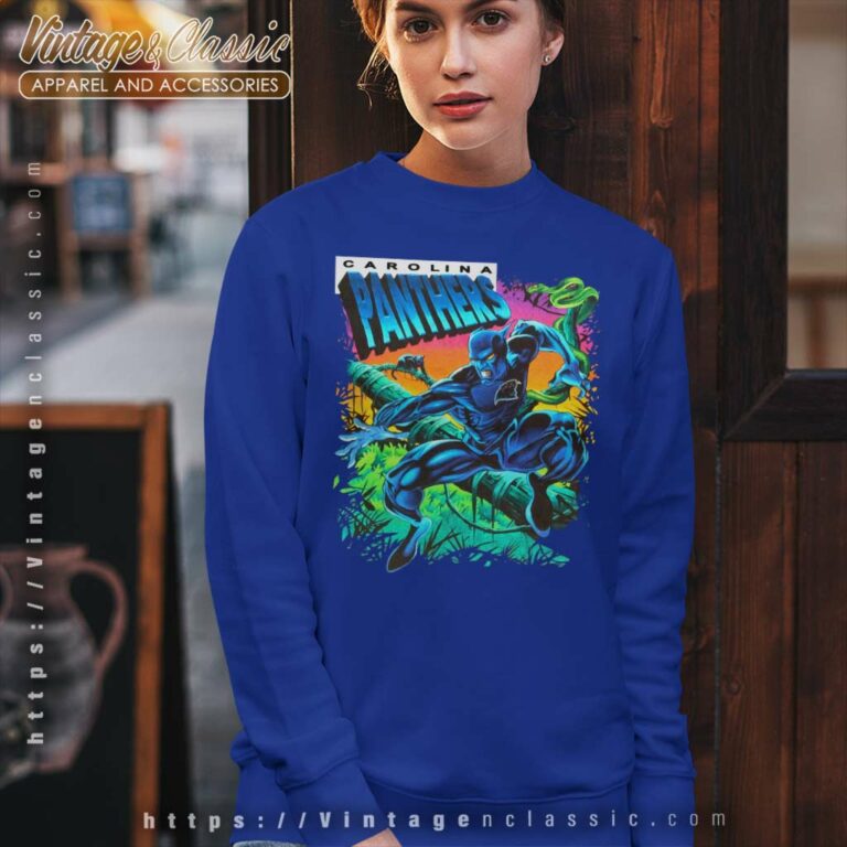 Carolina Panthers Black Panther Sweatshirt Carolina Panthers Black Panther Sweatshirt