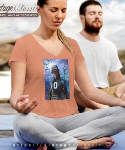 Carolina Panthers Brian Burns Spider Man Across V Neck TShirt