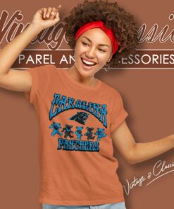 Carolina Panthers Grateful Dead Dancing Bears Women T Shirt