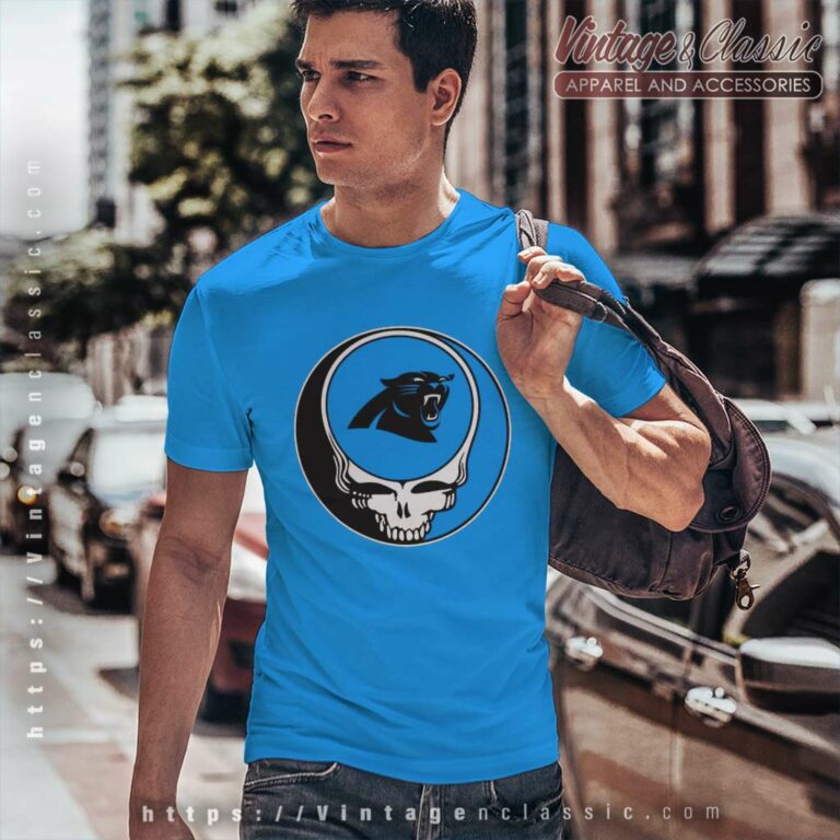 Carolina Panthers Grateful Dead Steal Your Face T Shirt Carolina Panthers Grateful Dead Steal Your Face T Shirt