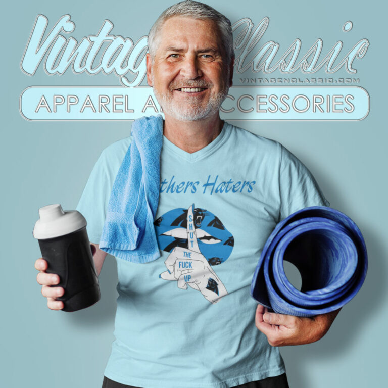 Carolina Panthers Haters Shut The Fuck Up V Neck TShirt Carolina Panthers Haters Shut The Fuck Up V Neck TShirt