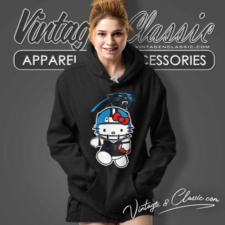 Carolina Panthers Hello Kitty Hoodie Carolina Panthers Hello Kitty Hoodie