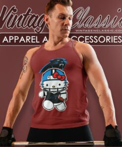 Carolina Panthers Hello Kitty Tank Top Racerback