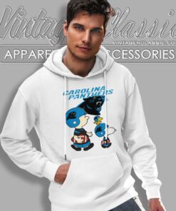 Carolina Panthers Lets Play Football Together Snoopy Shirt Hoodie