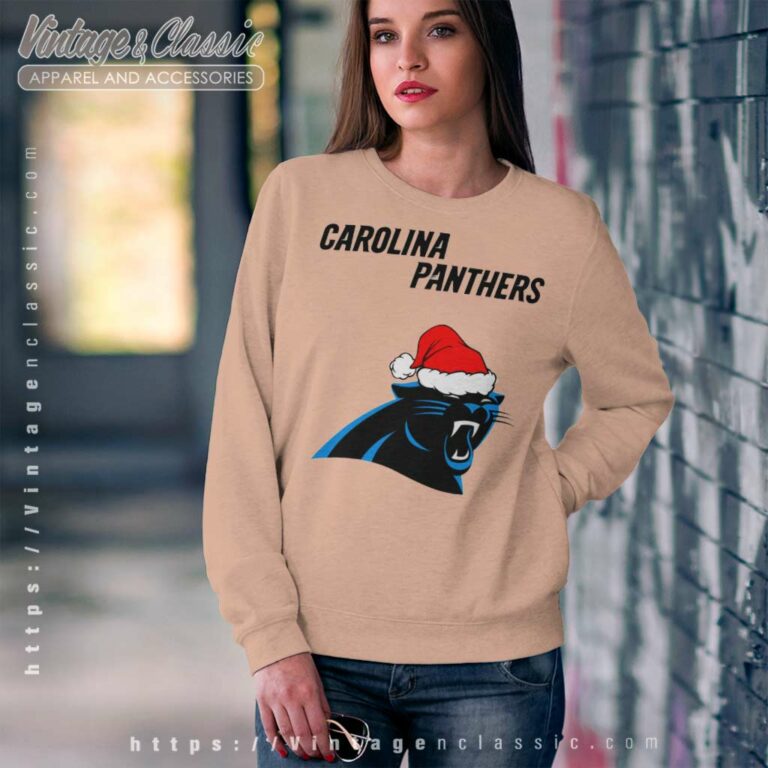 Carolina Panthers Logo Christmas Sweatshirt Carolina Panthers Logo Christmas Sweatshirt