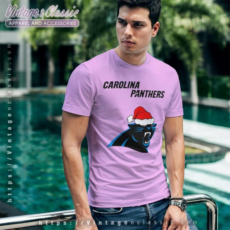 Carolina Panthers Logo Christmas T Shirt Carolina Panthers Logo Christmas T Shirt