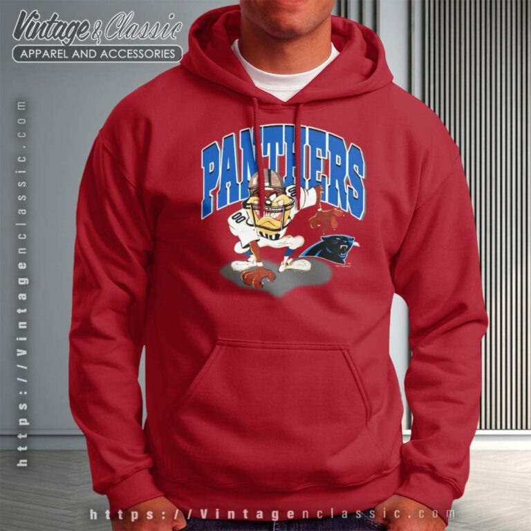 Carolina Panthers Looney Tunes Taz Hoodie Carolina Panthers Looney Tunes Taz Hoodie