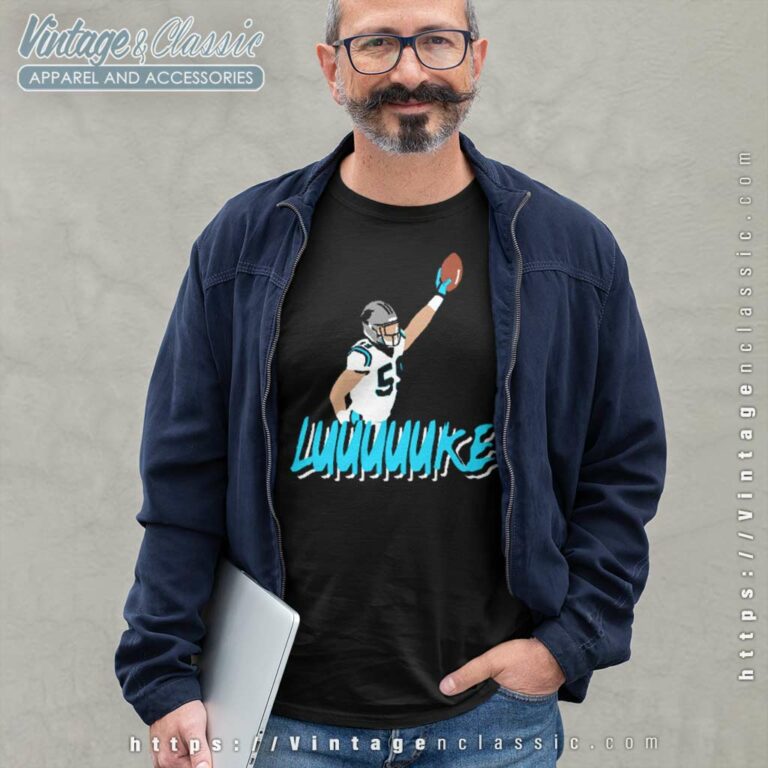 Carolina Panthers Luke Kuechly Long Sleeve Tee Carolina Panthers Luke Kuechly Long Sleeve Tee