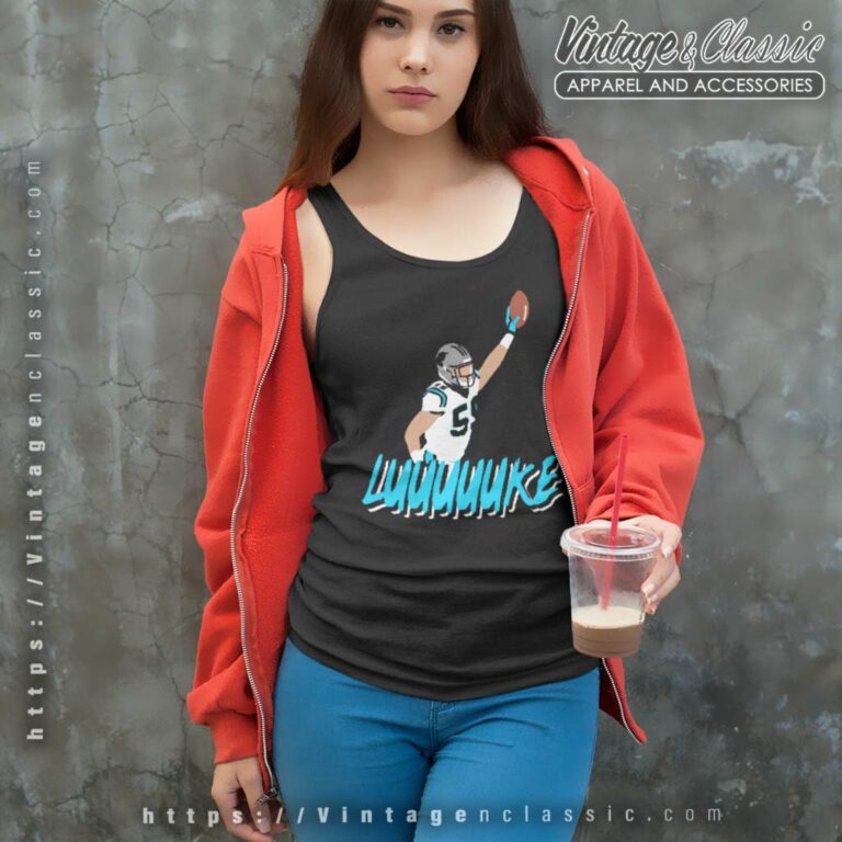 Carolina Panthers Luke Kuechly Tank Top Racerback Carolina Panthers Luke Kuechly Tank Top Racerback