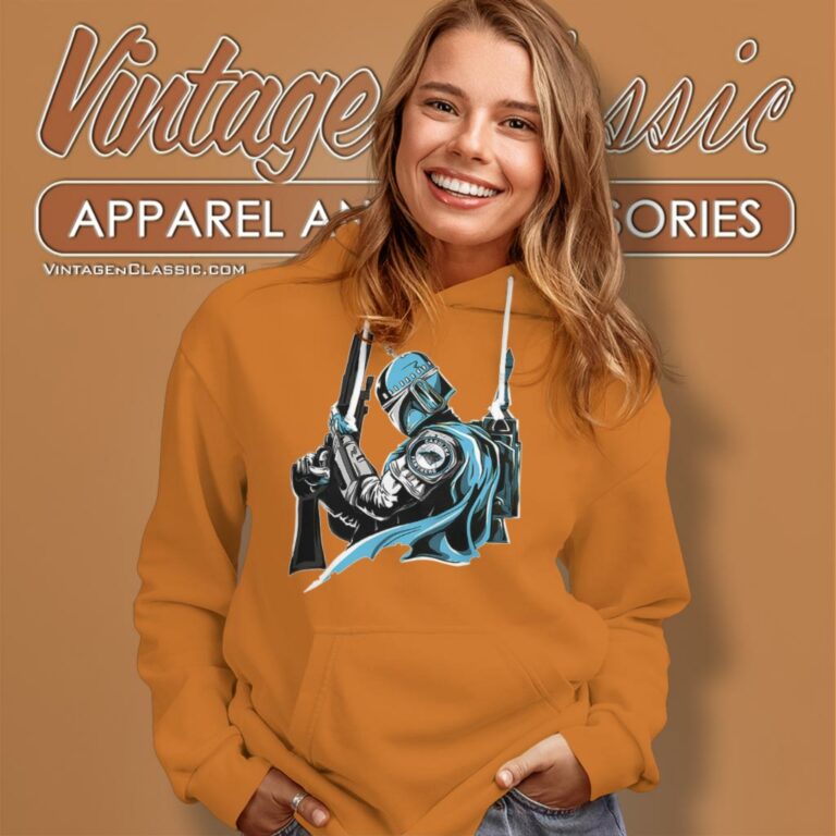 Carolina Panthers Mandalorian Star Wars Hoodie Carolina Panthers Mandalorian Star Wars Hoodie