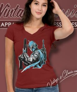 Carolina Panthers Mandalorian Star Wars V Neck TShirt