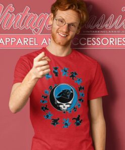 Carolina Panthers Nfl Grateful Dancing Bears T Shirt