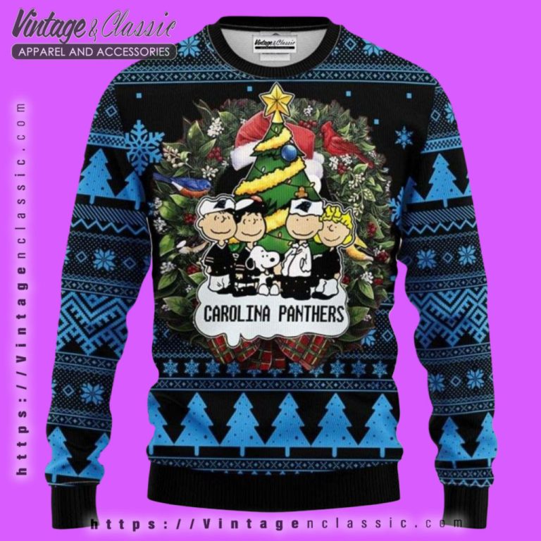 Carolina Panthers Peanuts Snoopy Ugly Christmas Sweater Ugly Christmas Sweater Carolina Panthers Peanuts Snoopy Ugly Christmas Sweater Ugly Christmas Sweater