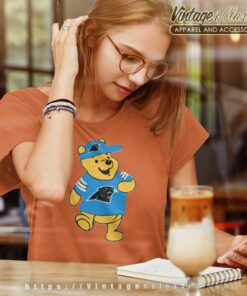 Carolina Panthers Pooh Nfl Women TShirt